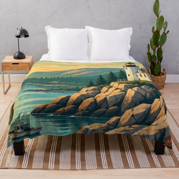 Item preview, Acadia National Park Maine Travel Print designed and sold by MatthewHeights.