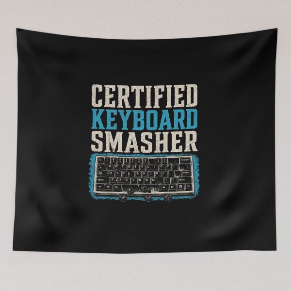 Item preview, Cetrfied Keyboard smasher designed and sold by Konvero.
