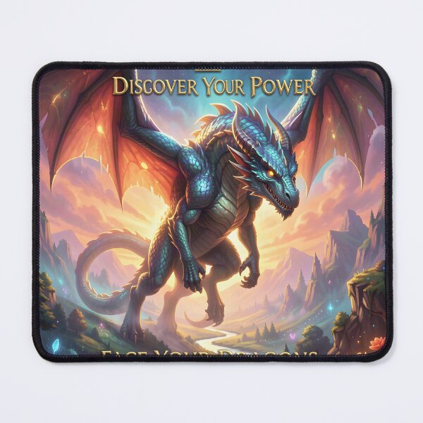 Item preview, Face Your Dragons Discover Your Power Fantasy designed and sold by yosmosverse .