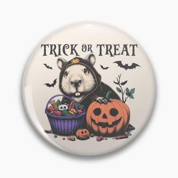 Item preview, Funny Capybara Halloween - Trick Or Treat designed and sold by legendaryskins.