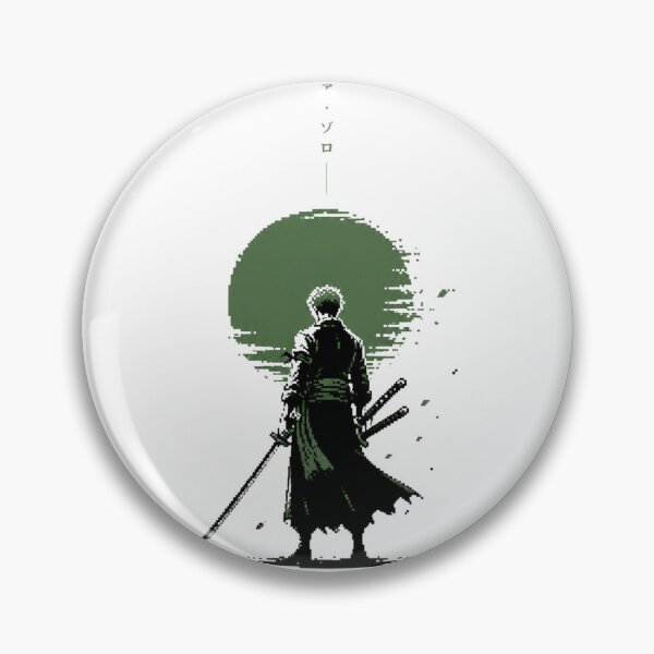 Item preview, Roronoa zoro pixel art onepiece mugiwara no strawhat  designed and sold by Dlvznbm.