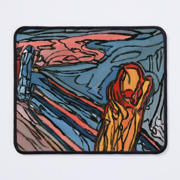 Item preview, The Scream Edvard Munch Parody designed and sold by Dwaalhaas.com.
