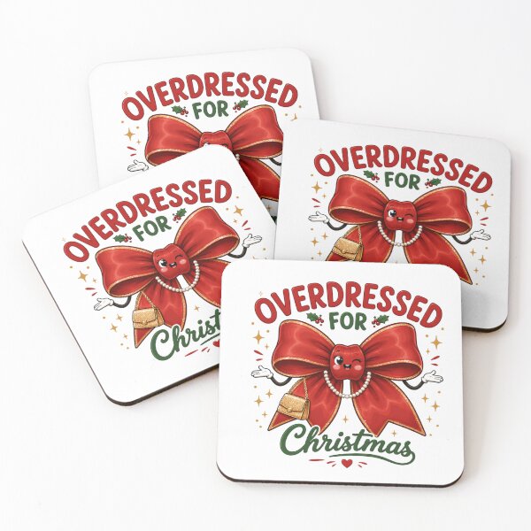 Item preview, Overdressed for Christmas | Funny Christmas Bow designed and sold by MotylekAnia.