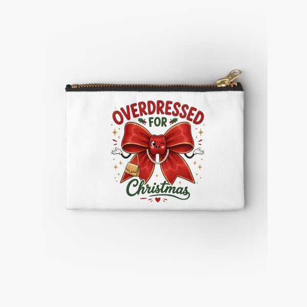 Item preview, Overdressed for Christmas | Funny Christmas Bow designed and sold by MotylekAnia.