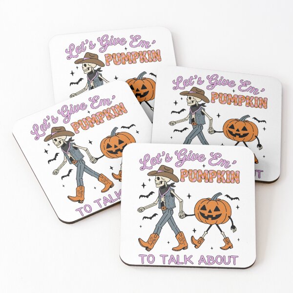 Item preview, Give Em Pumpkin To Talk About Cowboy Skeleton designed and sold by KroghDs.