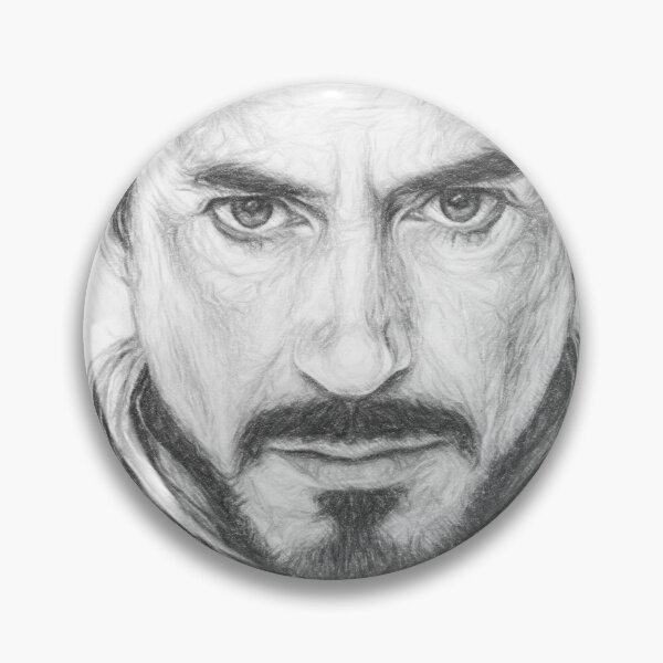 Item preview, Charcoal Hero Pencil Sketch Portrait - Detailed Actor Pencil Drawing Art designed and sold by Leon Woods Pencil Art.
