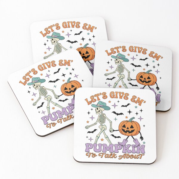 Item preview, Let's Give Em Pumpkin To Talk About Halloween designed and sold by KroghDs.