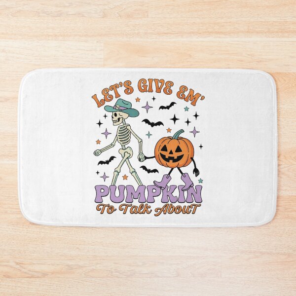 Item preview, Let's Give Em Pumpkin To Talk About Halloween designed and sold by KroghDs.