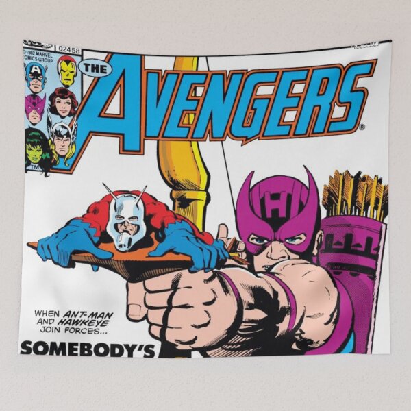 Item preview, The Avengers Ant Man Hawkeye Marvel Comics Comic Book Original Custom Vintage Movie Poster Art designed and sold by Cool Robot Bro..