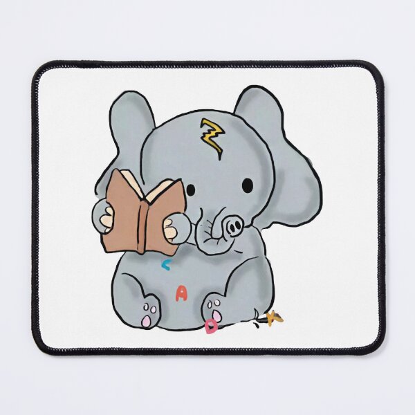 Item preview, Cant Read If Letters Start To Runway Cute Elephant Design designed and sold by Scanniverse97.