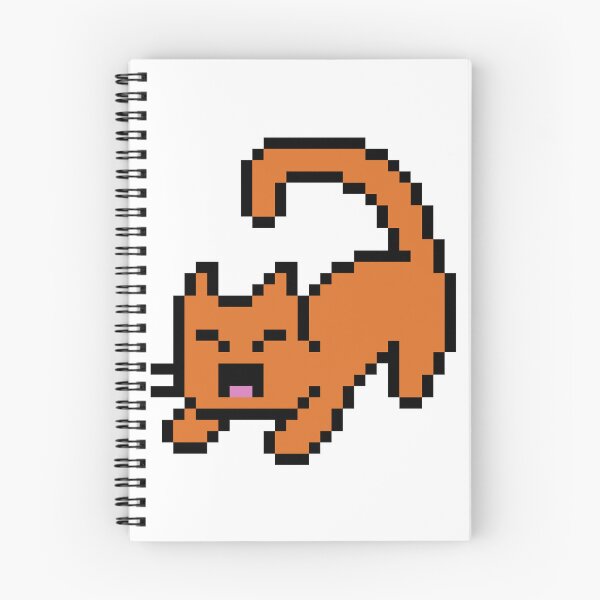 Item preview, Pixel Yawning Cat designed and sold by PixSpeculum.