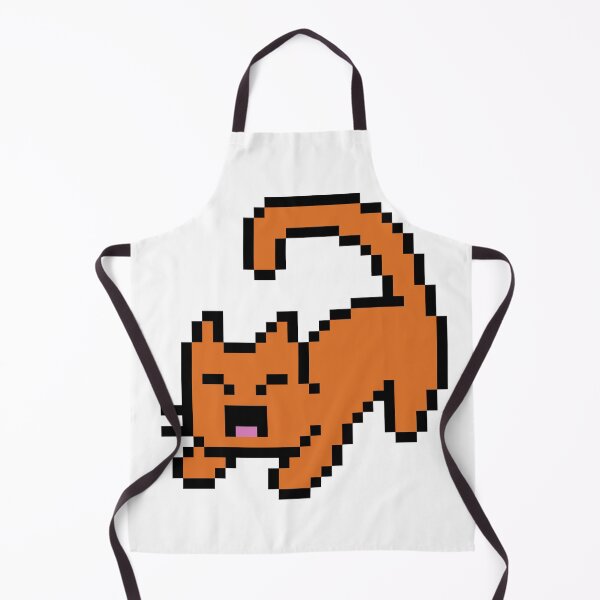Item preview, Pixel Yawning Cat designed and sold by PixSpeculum.