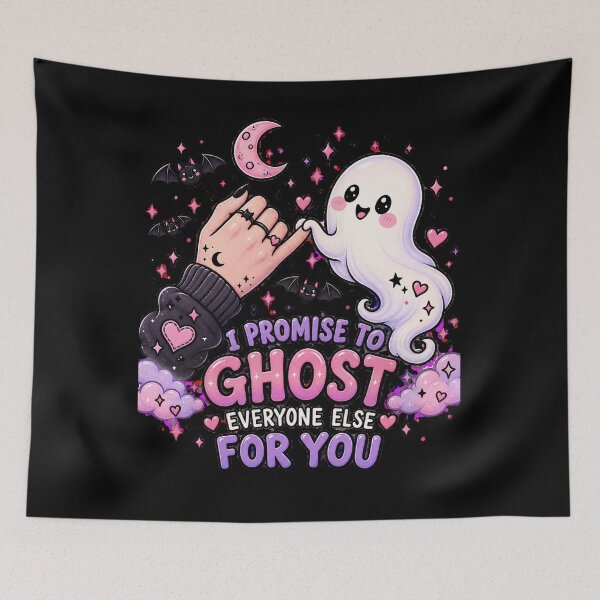 Item preview, I Promise To Ghost Everyone Else For You Pastel Halloween designed and sold by Crystal-Tree.