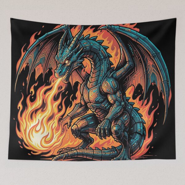Item preview, Fire-breathing dragon designed and sold by MagelliShop.