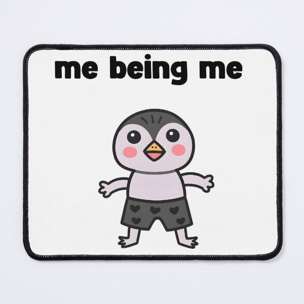Item preview, me being me black penguin designed and sold by Rockveil Co..