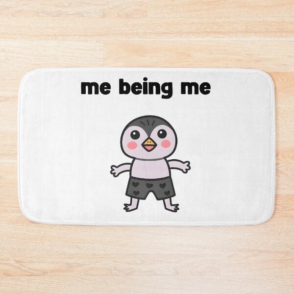 Item preview, me being me black penguin designed and sold by Rockveil Co..