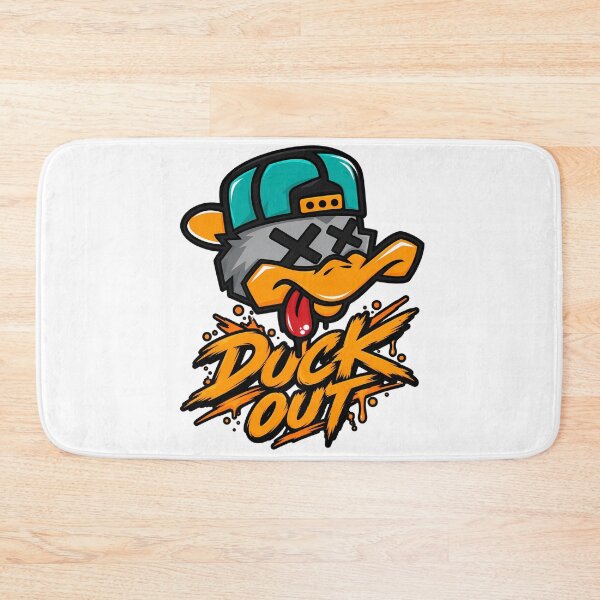 Item preview, Duck Out Graffiti Duck Design - Funny Cartoon Duck Streetwear Graphic designed and sold by DesignArtist.ia.