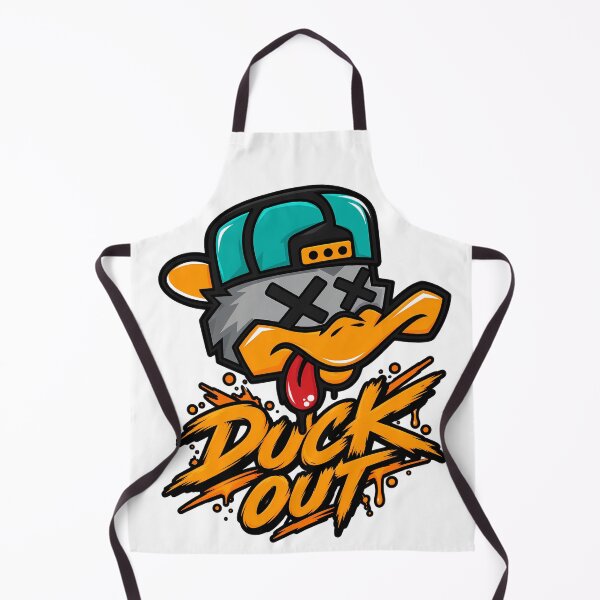 Item preview, Duck Out Graffiti Duck Design - Funny Cartoon Duck Streetwear Graphic designed and sold by DesignArtist.ia.