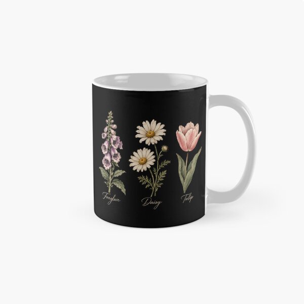 Item preview, Vintage Foxglove Daisy Tulip Botanical Flowers designed and sold by WILLIAMS-BR.