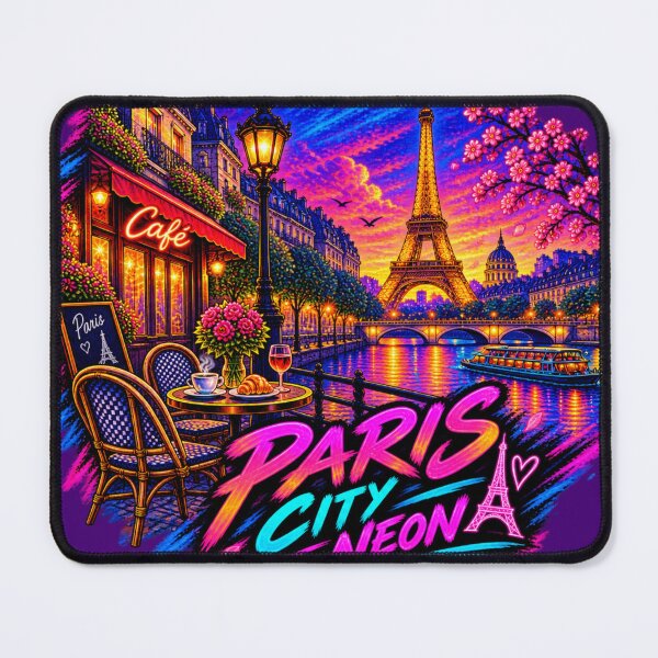 Item preview, Paris City Neon Sunset designed and sold by Houldi.