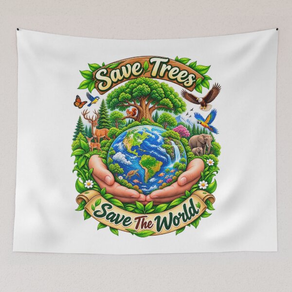 Item preview, Save Trees Save the World designed and sold by Illumine-World.