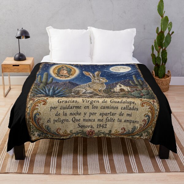 Item preview, Moonlit Jackrabbit Mexican Ex-Voto Folk Art designed and sold by newnomads-art.