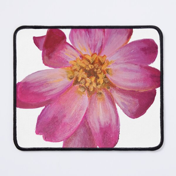 Item preview, Pink Hand Painted Flower – Botanical Floral Art designed and sold by Elibeth22.