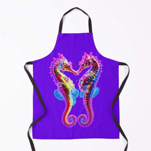 Item preview, Neon Seahorse Love Heart designed and sold by MagicCrystal.