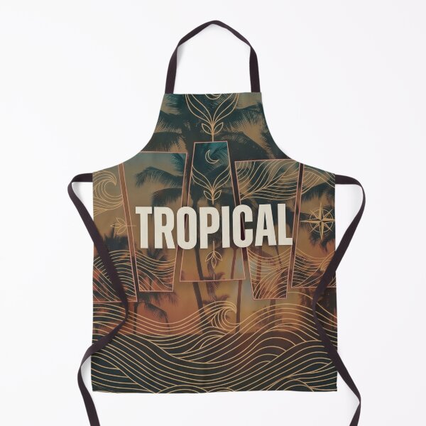 Item preview, Sunset Palm Tree Ocean Waves designed and sold by MarCinu Art.