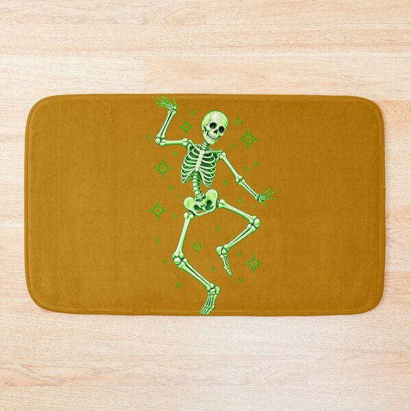Item preview, Neon Green Dancing Skeleton Halloween designed and sold by MagicCrystal.