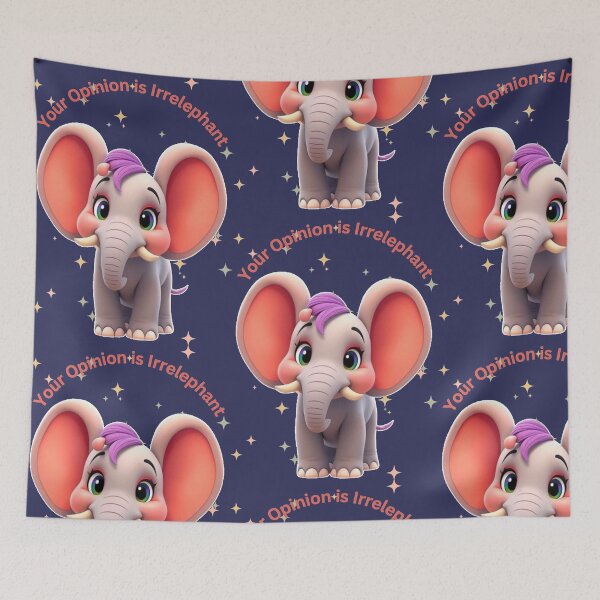 Item preview, Your Opinion is Irrelephant! designed and sold by Vinaelly.