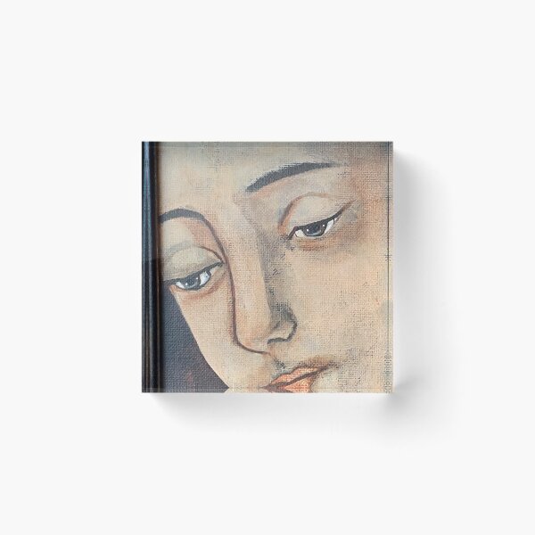 Item preview, Our Lady of Guadalupe close up face original art designed and sold by CindyGrosch.