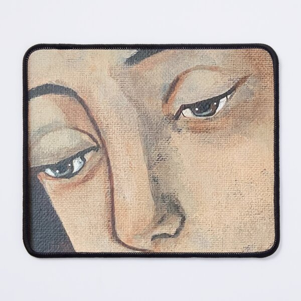 Item preview, Our Lady of Guadalupe close up face original art designed and sold by CindyGrosch.