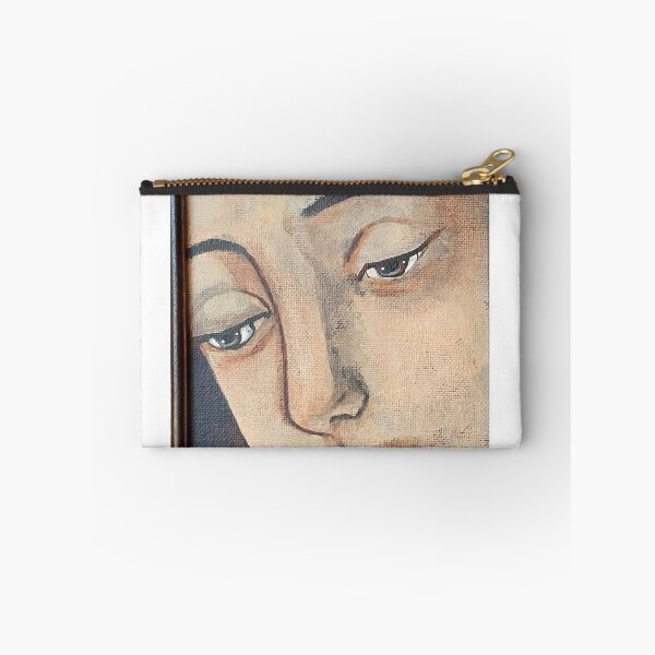 Item preview, Our Lady of Guadalupe close up face original art designed and sold by CindyGrosch.