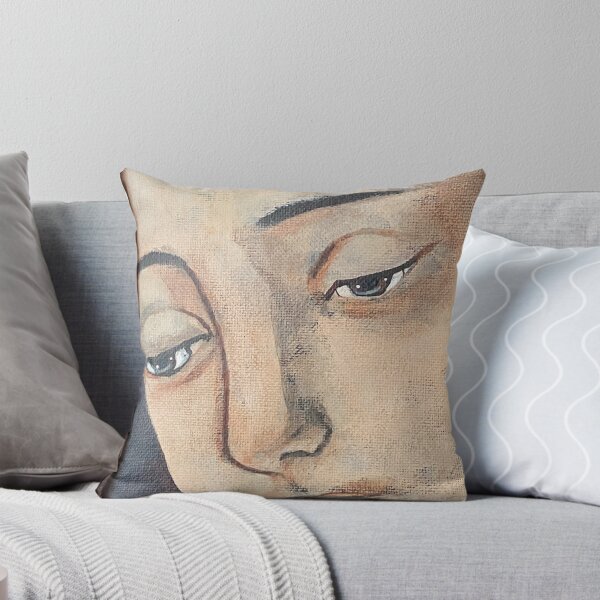 Item preview, Our Lady of Guadalupe close up face original art designed and sold by CindyGrosch.