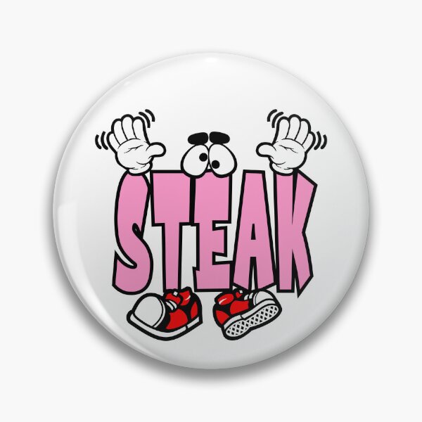 Item preview, STEAK - FOOD Typography Character Bold Funny designed and sold by NFTWords.