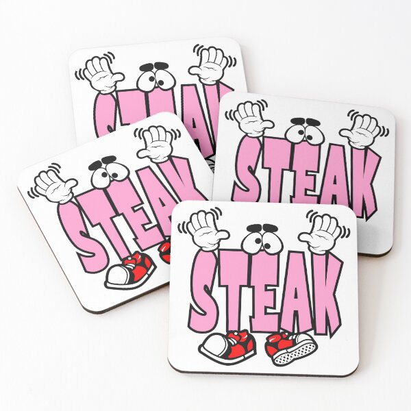 Item preview, STEAK - FOOD Typography Character Bold Funny designed and sold by NFTWords.