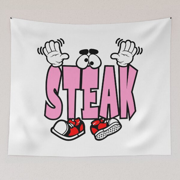 Item preview, STEAK - FOOD Typography Character Bold Funny designed and sold by NFTWords.