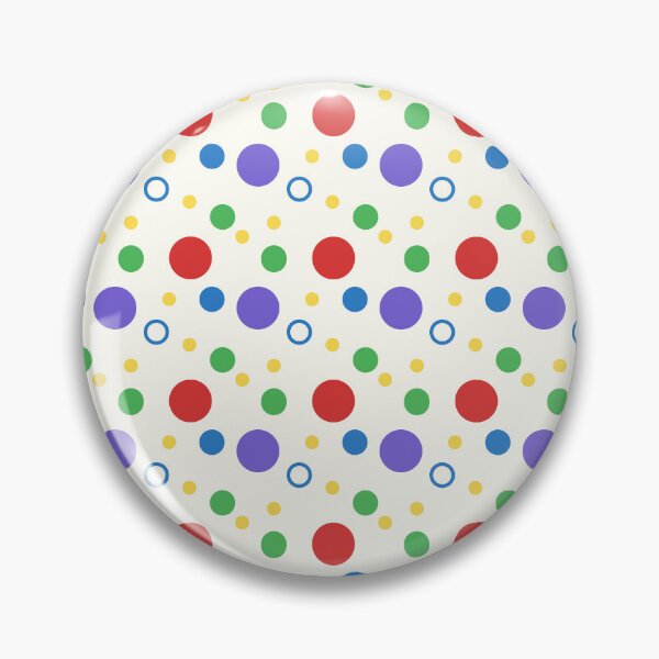 Item preview, Bright colorful cheerful clowncore dot pattern designed and sold by cheeseykat-art.