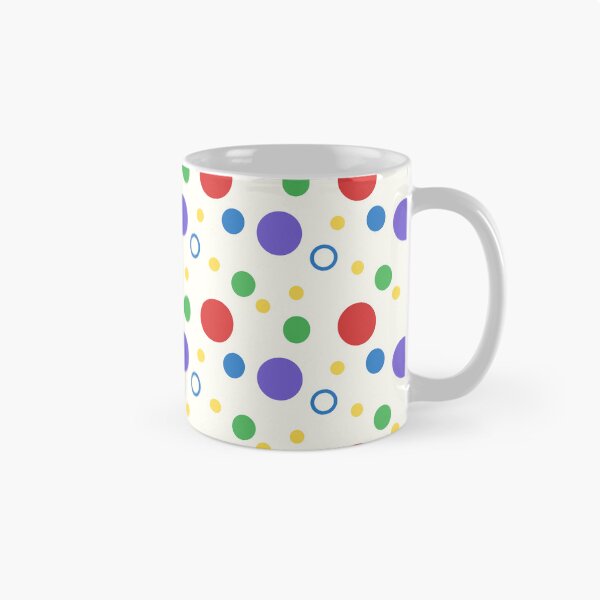 Item preview, Bright colorful cheerful clowncore dot pattern designed and sold by cheeseykat-art.