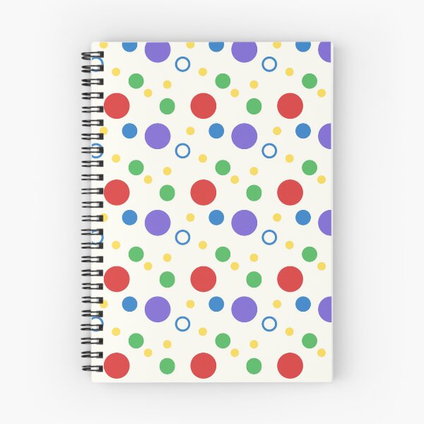 Item preview, Bright colorful cheerful clowncore dot pattern designed and sold by cheeseykat-art.