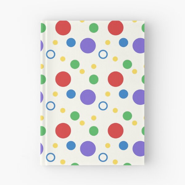 Item preview, Bright colorful cheerful clowncore dot pattern designed and sold by cheeseykat-art.