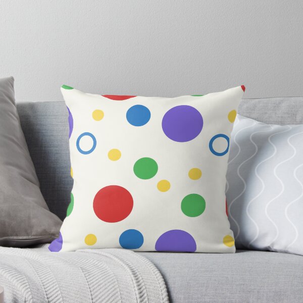 Item preview, Bright colorful cheerful clowncore dot pattern designed and sold by cheeseykat-art.