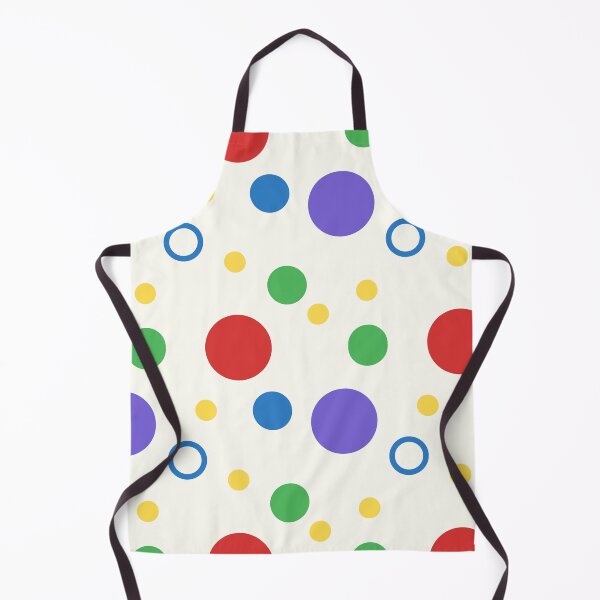 Item preview, Bright colorful cheerful clowncore dot pattern designed and sold by cheeseykat-art.