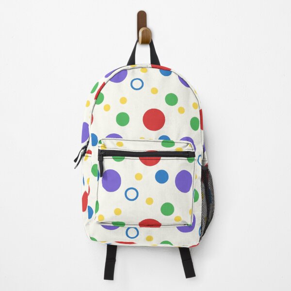 Item preview, Bright colorful cheerful clowncore dot pattern designed and sold by cheeseykat-art.