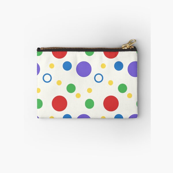 Item preview, Bright colorful cheerful clowncore dot pattern designed and sold by cheeseykat-art.