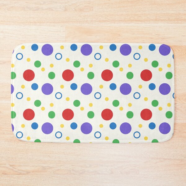 Item preview, Bright colorful cheerful clowncore dot pattern designed and sold by cheeseykat-art.