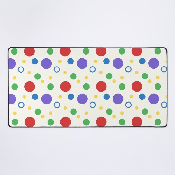 Item preview, Bright colorful cheerful clowncore dot pattern designed and sold by cheeseykat-art.