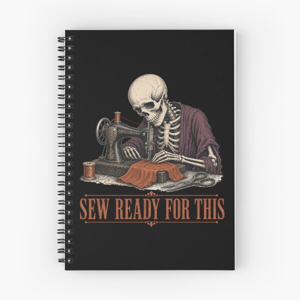 Item preview, Sew Ready For This Shirt, Comfort Colors® Skeleton Sewing Machine Tee, Funny Halloween Tailor Seamstress Graphic designed and sold by TshirtsLabs.