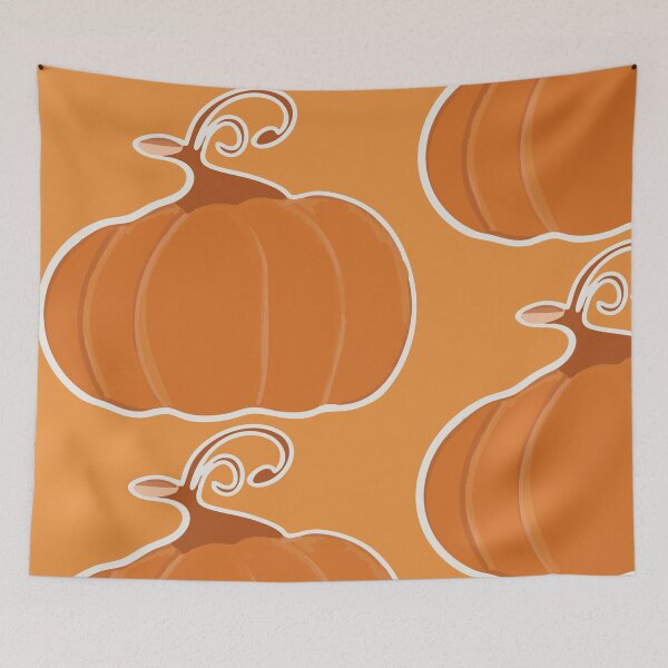 Item preview, Pumpkin Sticker. designed and sold by TaniaArtDesign.